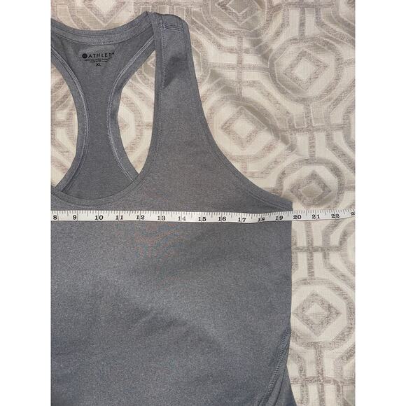 Athleta Chi Tank Top Women's size XLGray Racerback Running Activewear Athletic - Picture 3 of 6